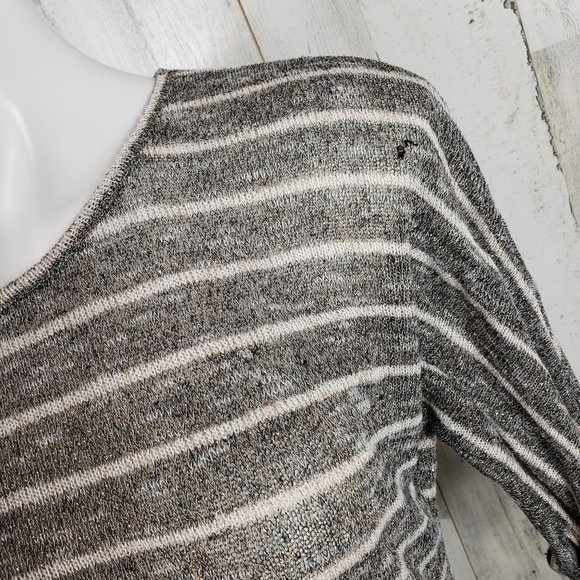 BCX sparkly high low long sleeve shirt size medium - Picture 3 of 7